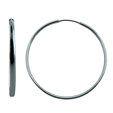 Argola em Prata 925 Redonda