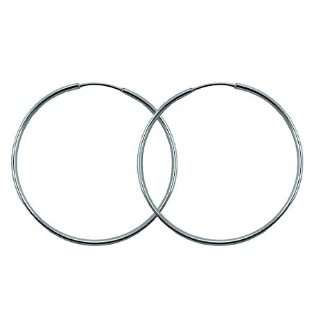 Argola em Prata 925 Redonda