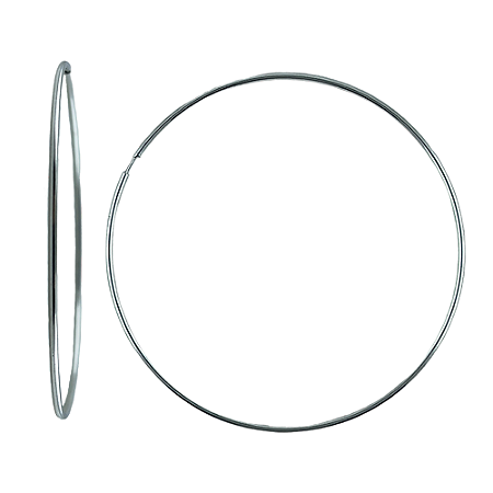 Argola em Prata 925 Redonda