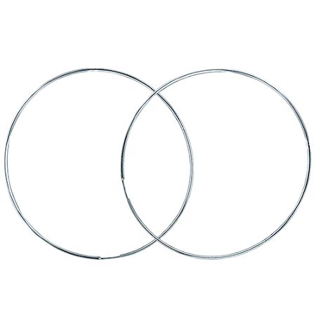 Argola em Prata 925 Redonda