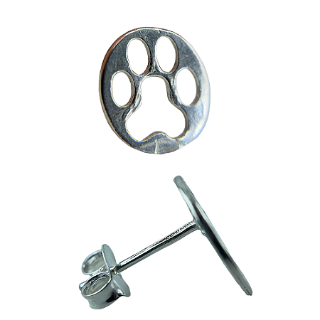 Brinco em Prata 925 Patinha Vazada