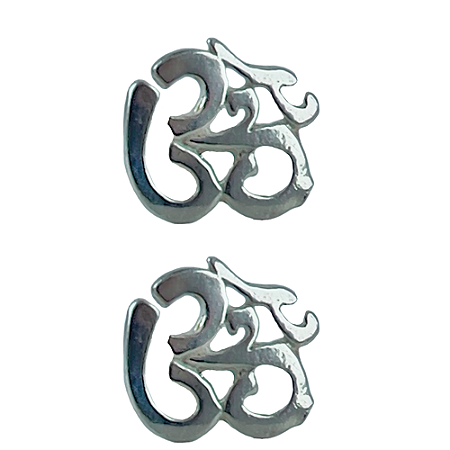 Brinco em Prata 925 Mantra om