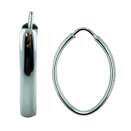 Argola em Prata 925 Gota