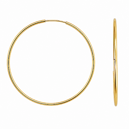 Argola em Ouro 18K Redonda