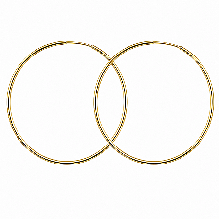 Argola em Ouro 18K Redonda