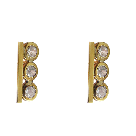 Brinco em Ouro 18k com Zirconias