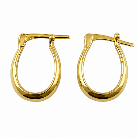 Argola em Ouro 18K Lisa Click