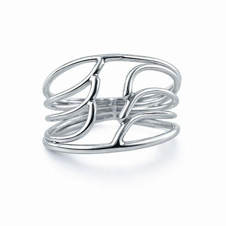 Anel em Prata 925 Fio Vazado