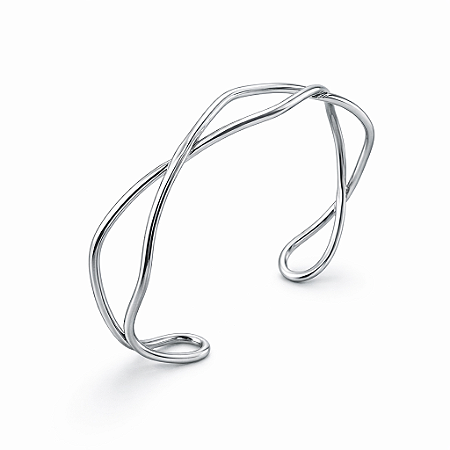 Bracelete em Prata 925 Losango vazado