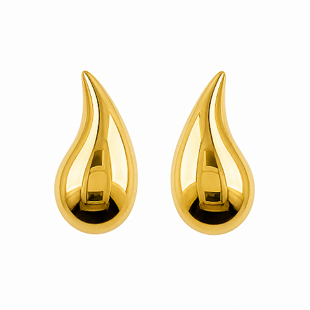 Brinco em Ouro 18K Gota 17 mm
