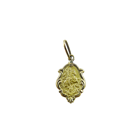 Pingente em Ouro 18k São Jorge Ornato