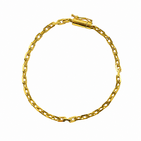 Pulseira em Ouro 18K Elo Diamante