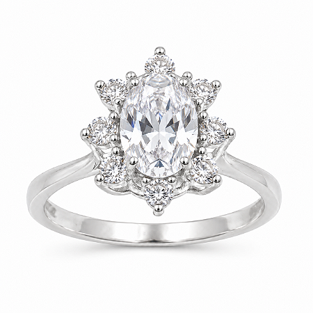 Anel de Prata 925 com Zircônia
