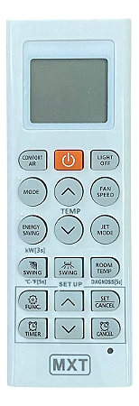 CONTROLE REMOTO AR CONDICIONADO LG AKB75215401 C 01391 MXT