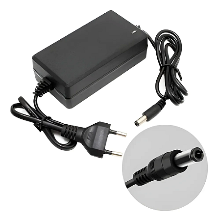 FONTE CHAVEADA PARA CFTV 12V 3A CABO DE 1M COM LED MXT