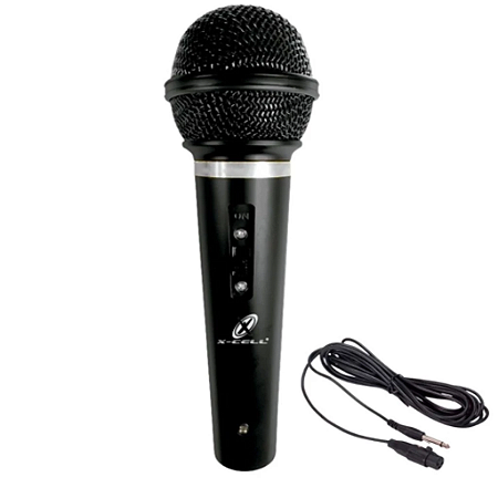 MICROFONE COM FIO KARAOKE XC-MI-02 FLEX