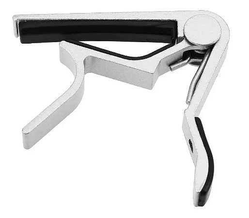 CAPOTRASTE DE ALUMINIO PARA VIOLAO GUITARRA UKELELE PRATA MC-5001S MXT