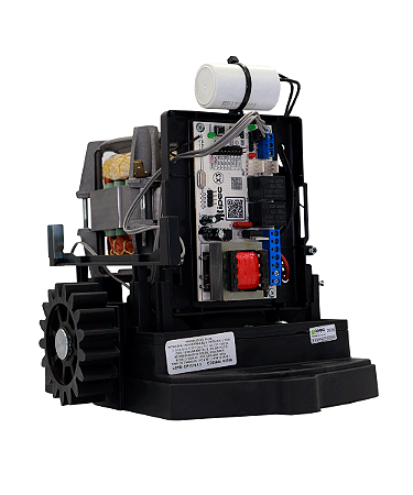 Motor Portao Eletronico Deslizante 127V com Cremalheira e Placa IDEALLE X450 IPEC