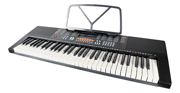 Teclado Musical 128 Timbres e 300 Ritmos Estudante Preto M-T1280 MXT