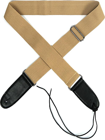 Correia Alça para Violão Guitarra Contrabaixo 0,80 a 1,45m Bege MXT