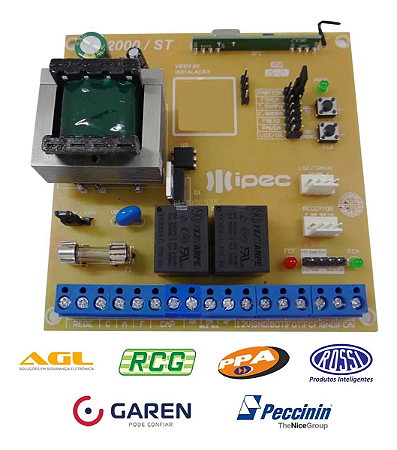 PLACA PORTAO PECCININ P2000 FULL ST IPEC