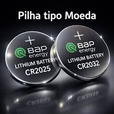 Bateria Pilha Botão Lithium 3v CR 2032  BAP