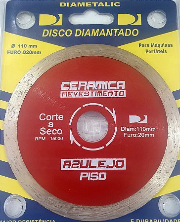 DISCO DIAMANTADO 110 MM FLASH CONCRETO PEDRAS