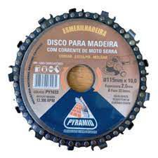 DISCO PARA MADEIRA C/ CORRENTE MOTOSERRA - PYRAMID