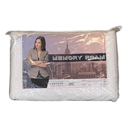 Travesseiro Baixo  40x60x11cm Memory Foam Harmonia