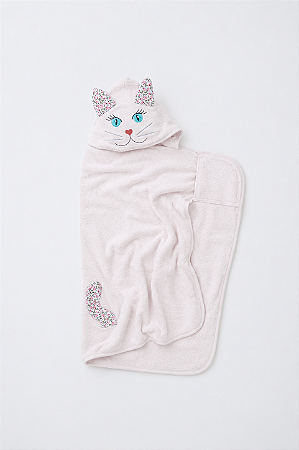 Toalha de Banho Infantil Gata Nina