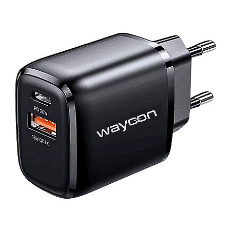 MB 031 Carregador de parede 3a usb + tipo c WAYCON
