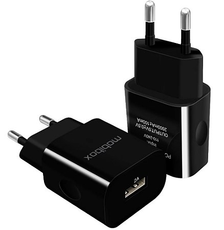 MB 032 Carregador de parede usb 2A MOBIBOX