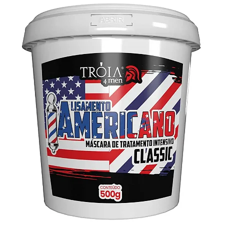 Alisamento Americano Hidróxido de Sódio Tróia Hair 500ml