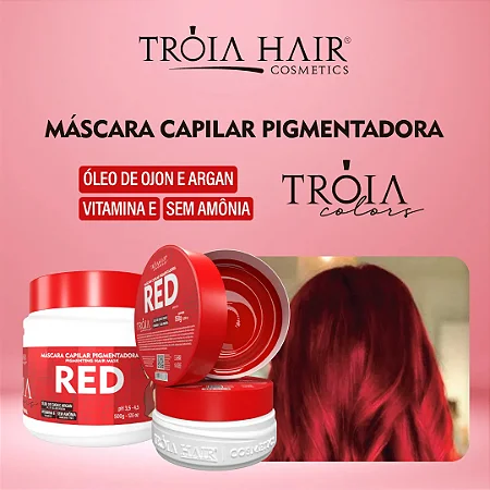 COLORS RED 500G MÁSCARA PIGMENTADORA