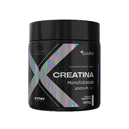 Creatina XTRA NUTRITION 100% Pura 300g Purafor – Força, Potência e Desempenho