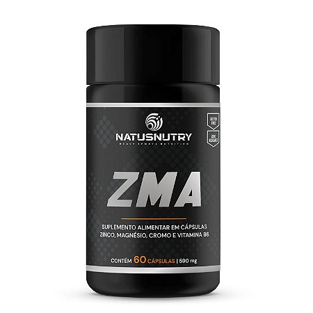 ZMA Premium com B6, Zinco, Magnésio e Cromo – 60 Cápsulas
