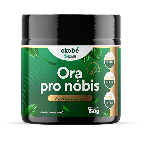 Ora Pro Nóbis Em Pó 150g Ekobé Natural Vegano Sem Glúten