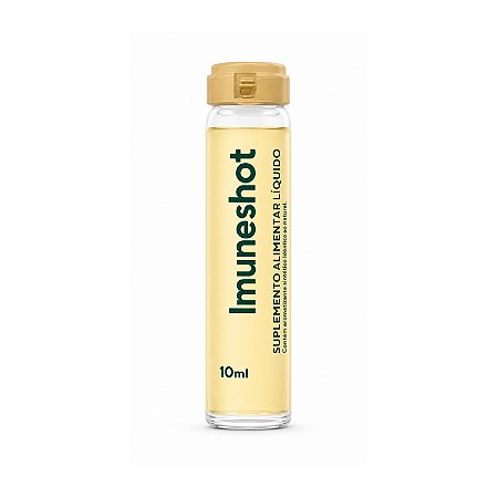 Imuneshot Ekobé Suplemento Imunidade Líquido Vitamina C B12 Zinco Sabor Maçã Verde Flaconetes Prático