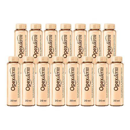 15x Opexderm Ekobé 20ml Vitamina A + Biotina + Selênio Pele e Cabelos Sabor Menta