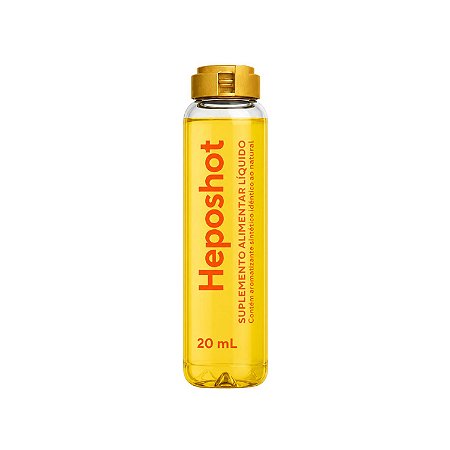 Heposhot Ekobé Glutamina + Vitaminas A, B2, B12 e Colina | Suplemento Alimentar Líquido | Sabor Abacaxi