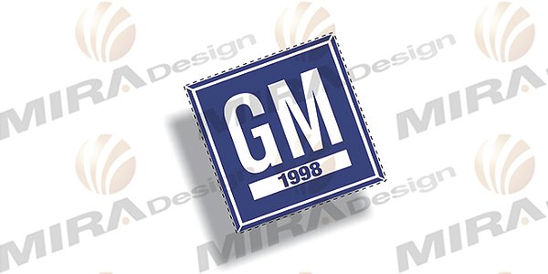 Adesivo ANO DE FABRICAÇÃO GM 1998