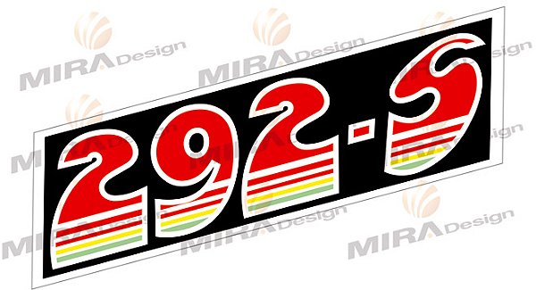 Adesivo 292-S p/ Tampa Válvulas Motor GM Opala Caravan 4800cc