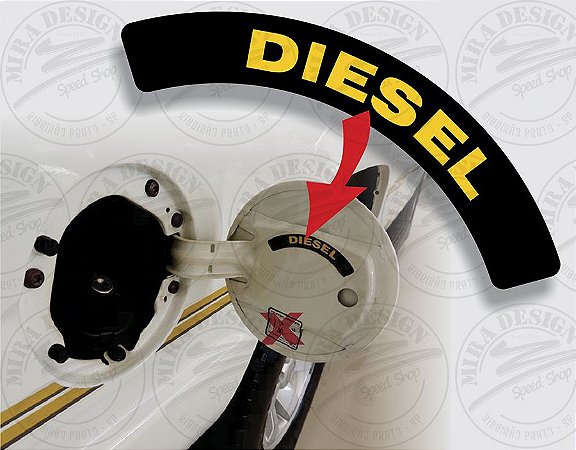 Adesivo Diesel Da Portinhola Combustível Gm Silverado