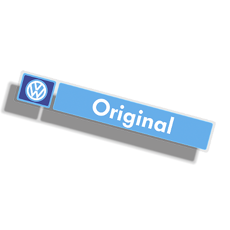 Adesivo Concessionária VW ORIGINAL para vidro