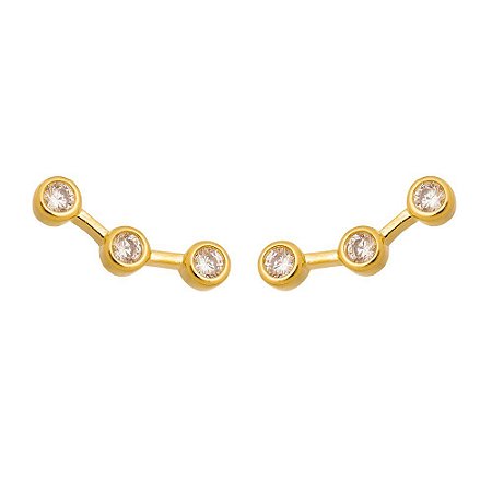 BRINCO EAR CUFF COM ZIRCÔNIAS