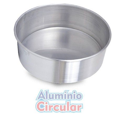 FORMA PARA BOLO 26X5 - ALUMÍNIO CIRCULAR
