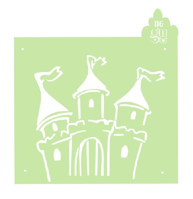 ESTÊNCIL GRASI MORAIS Nº 116 - CASTELO
