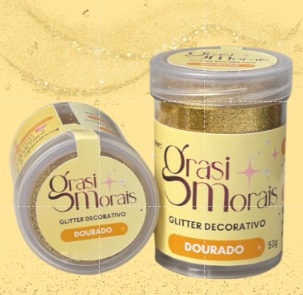 GLITÃO GRASI MORAIS 50g - DOURADO
