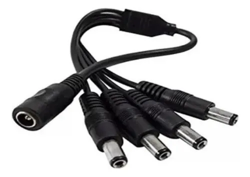 Cabo Conector Adaptador Rabicho 1 P4 Fêmea X 4 P4 Machos