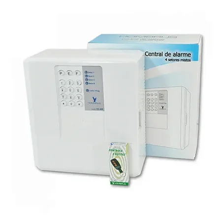CENTRAL DE ALARME 4 SETORES MISTOS CD-400